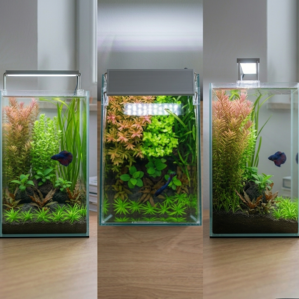 Betta Özel Tasarım Canlı Bitki Paketi (15+ Parça) - Low-Tech Uyumlu